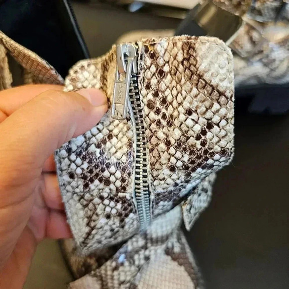 BP Snake Skin Combat Boots - Picture 4 of 14